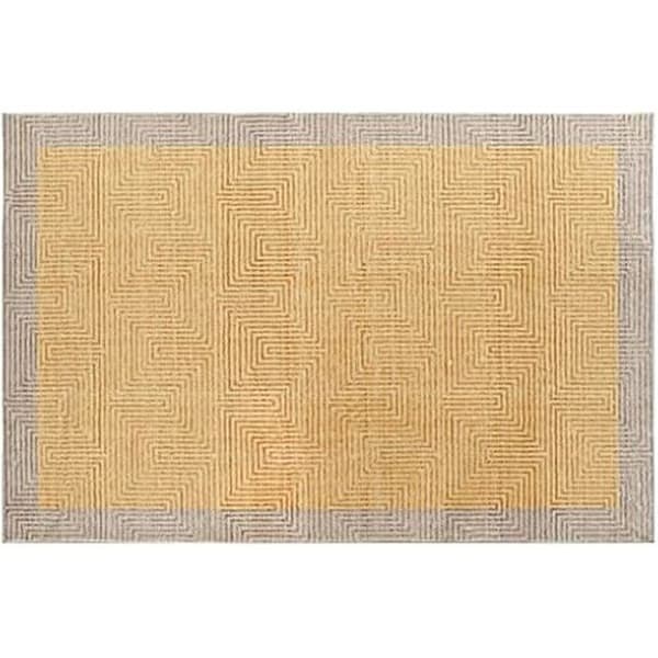 Matta - DKD Heminredning - Standard - Gul - 200 x 290 cm - Modern
