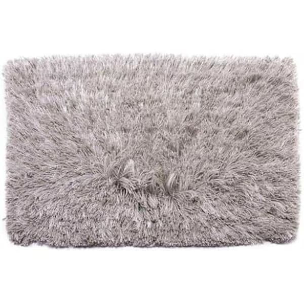Matta - PRESENTDEKOR - Grå modell - 50 x 80 cm - Bomull - Rektangulär - Inomhus