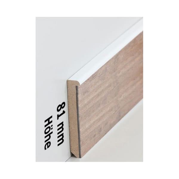 Plinth Frankfurt MDF 13 x 81 x 2500 mm Plinth för vinylgolv av PROVISTON