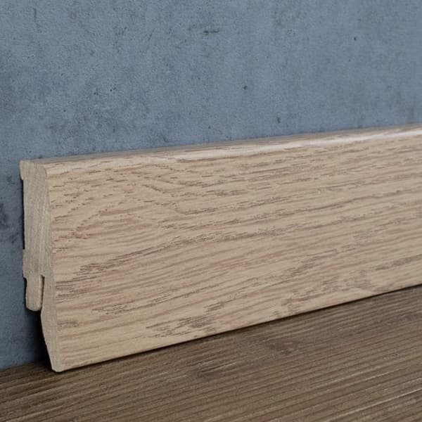 PROVISTON Socklar Profil klassisk 18 x 58 x 2500 mm MDF belagd Ek Yukon Sockel 1 styck