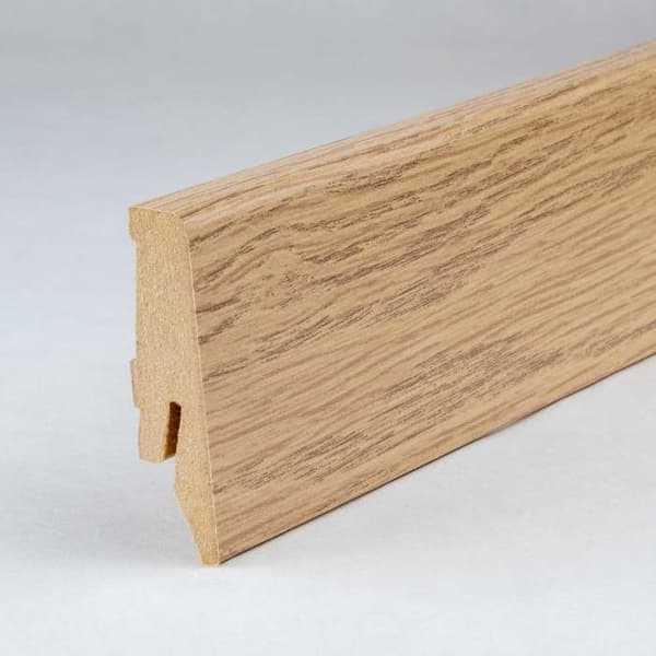 PROVISTON Socklar Profil klassisk 18 x 58 x 2500 mm MDF belagd Ek Yukon Sockel 1 styck