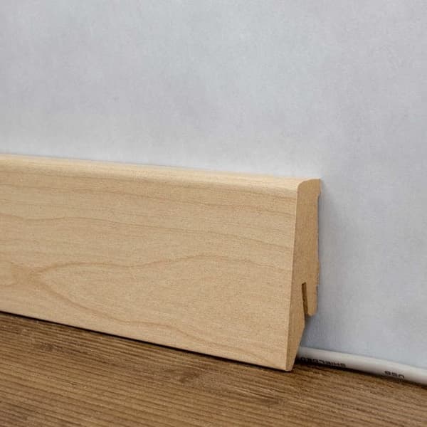 PROVISTON Socklar Profil klassisk 18 x 58 x 2500 mm MDF folierad Lönn Socklar s 1 styck