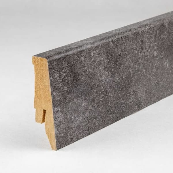 PROVISTON Socklar Profil klassisk 18 x 58 x 2500 mm MDF belagd Basalt Sockel 1 st