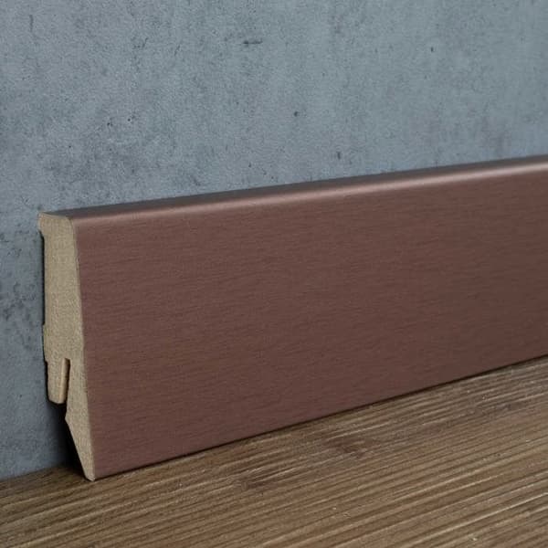 PROVISTON Socklar Profil klassisk 18 x 58 x 2500 mm MDF belagd Koppar Socklar s 1 styck