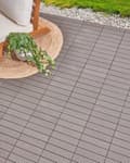 Miniatyrbillede 4 af 11: Terrassefliser Grå Komposit 30 x 30 cm Gulvfliser til Altan Klik Fliser Udendørs Altanfliser