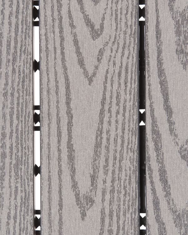 Terrassefliser Grå Komposit 30 x 30 cm Gulvfliser til Altan Klik Fliser Udendørs Trælook Altanfliser