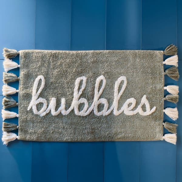 Bademåtte | BOBLER | bomuld pistacie | 50x80cm | 864280