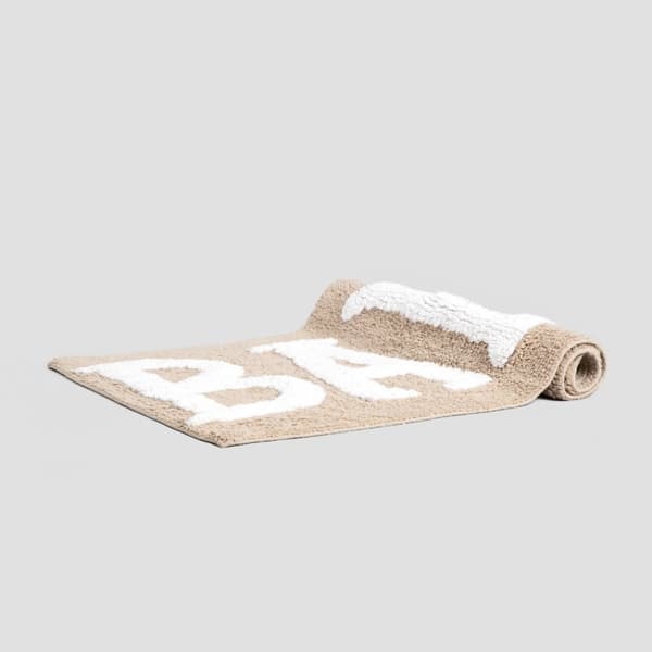 Kylpymatto | BABE | beige valkoisilla kirjaimilla | 50x80cm | 734953