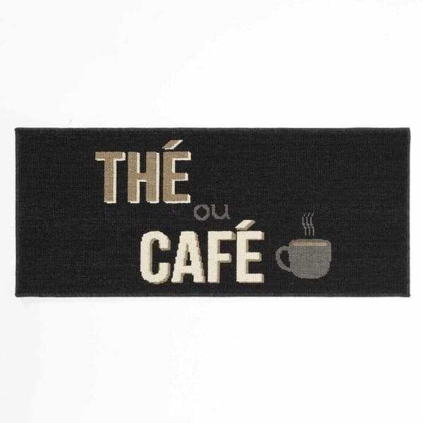 Matta - INRE MJUDA - Te eller kaffe - 50x120 cm - Svart - Antislip