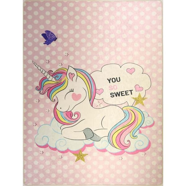 SWEET UNICORN Matta, Storlek: 80x150