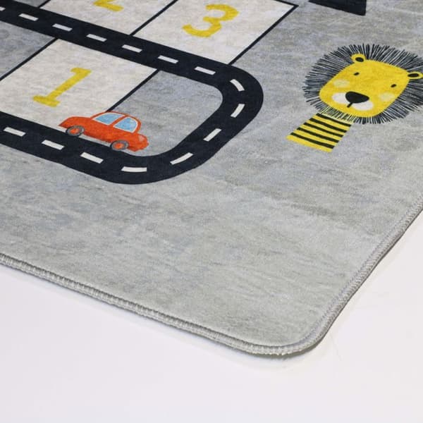CIRCUIT Marelle Grå Matta, Storlek: 80x150