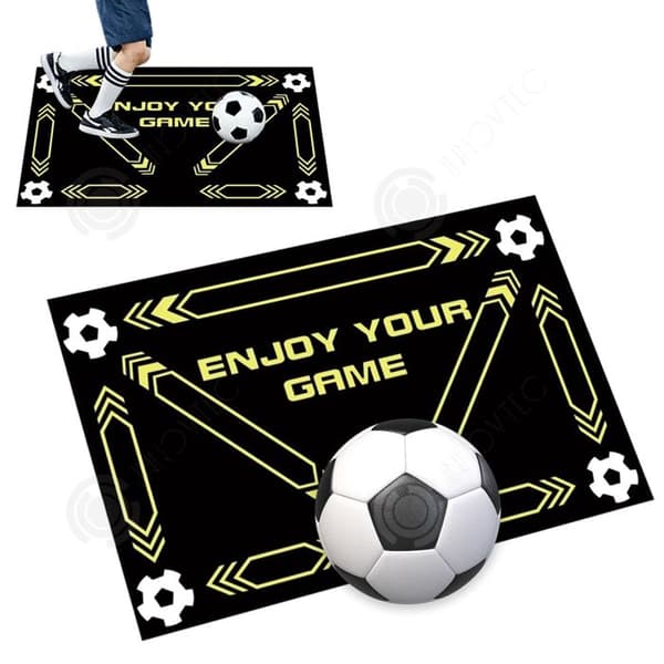 INN Fotbollsträningsmatta 80x120cm Tillbehör Matta Silikon ljuddämpande fysisk träningsmatta fotbollsmatta