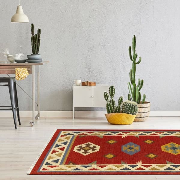 Tapis Kilim Lori Oriental HAMID, Kilim Tapis 100% Ull, ( D3, 170 x 110 )