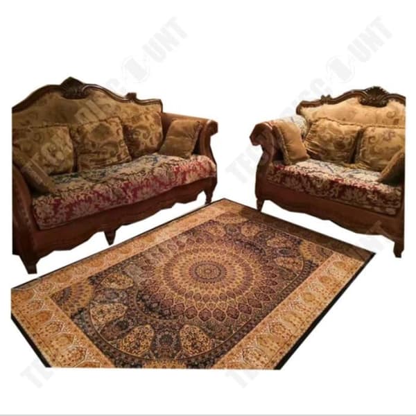 TD® Vintage Vardagsrum Soffbord Mönster Persisk matta 140x200cm Stil
