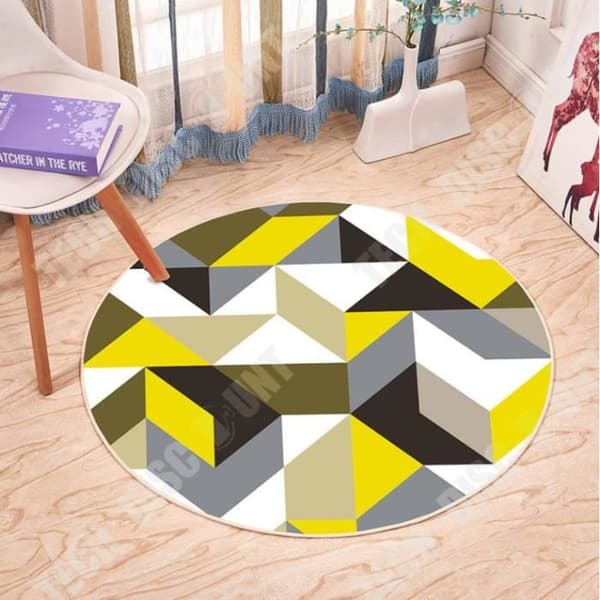 TD® Nordic geometrisk rund modern minimalistisk vardagsrumssoffa i europeisk stil hängande korg datorstolsdyna