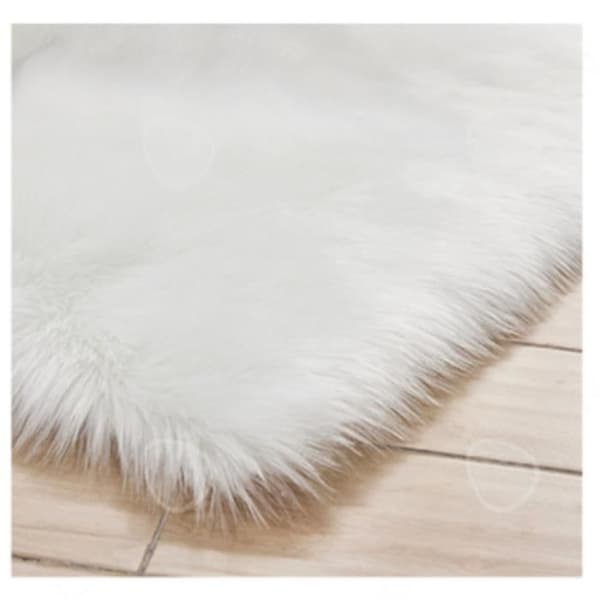 CONFO® TD® Sovrumsmatta plysch liten barnstorlek lämplig inredning Imitation Ull trendig och modern stil mjuk siden