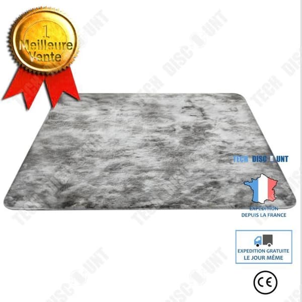 TD® Lång Ullmatta PV Velour Tie-Dye Vardagsrum Sänggolvmatta