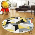 Miniatyrbild 1 av 4: TD® Matta Datorstol Golvmatta Matta Sovrum Hemrum Matta Rund Golvmatta Maskintvättbar Golvmatta
