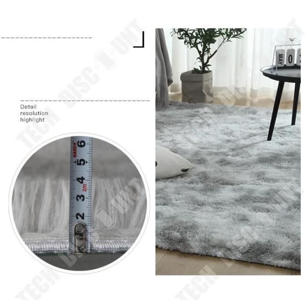 TD® Tie-Dye Long Hair Gradient Color Rug