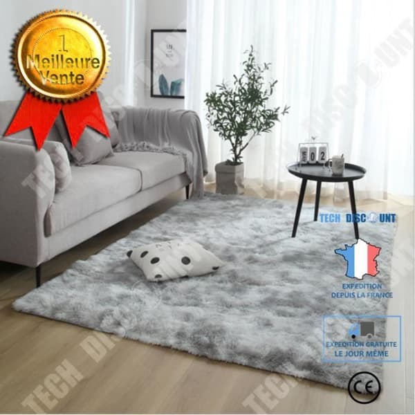 TD® Tie-Dye Long Hair Gradient Color Rug