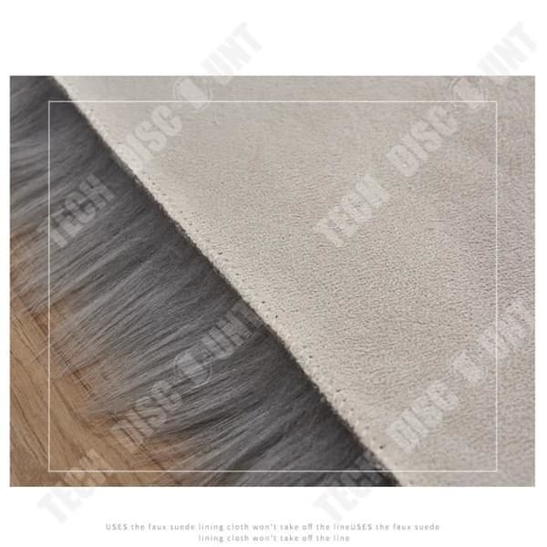 TD® Faux Wool Fårskinnsmatta Halkfri sovrums Shaggy Matta DX589