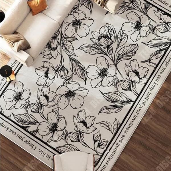 TD® Imiterad kashmirmatta vardagsrum sovrum sängfilt Nordiskt modernt hem ins enkel soft-touch absorberande matta