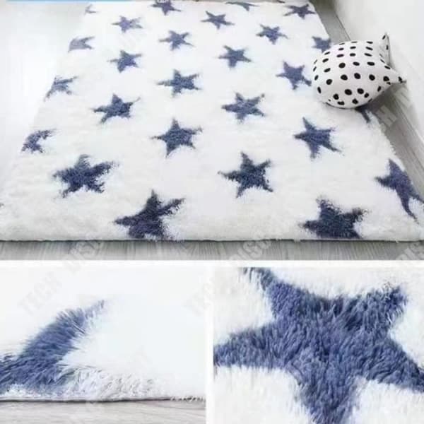 TD® Shag Matta 50*80cm Förtjockad Shag Starkt grepp Skyddsgolv Anti-halk prickigt gjuten