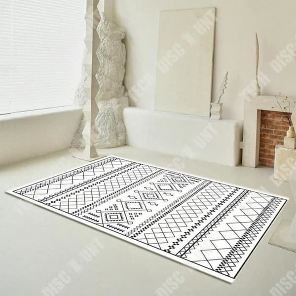 TD® Imitation Cashmere Golvmatta Nordic Living Room Marockansk Golvmatta Modern Minimalistisk Geometrisk Bohemisk sängmatta