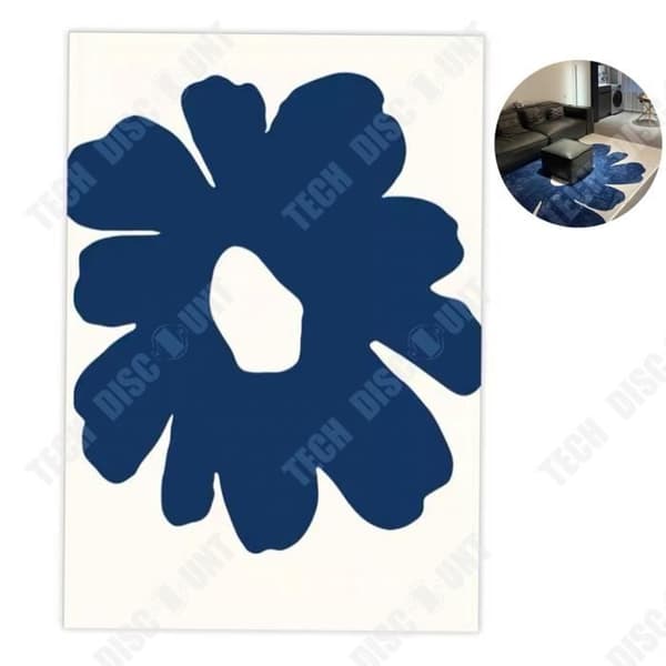 TD® Imiterad kashmirmatta modern minimalistisk vind abstrakt blomma vardagsrum soffbord sovrum golvmatta sängfilt