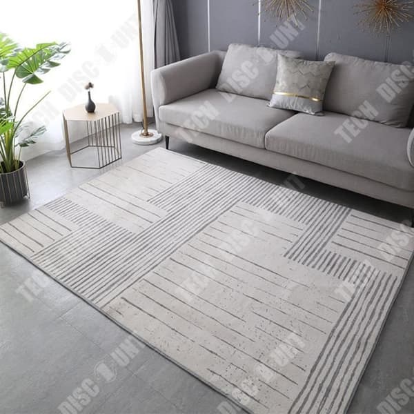 TD® Imitation Cashmere Matta Modern Minimalistisk Ljus Lyx Hem Sovrum Linjeteckning Nordisk Sängbord Study Filt