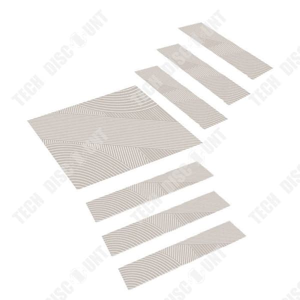 TD® Trappmattor 5 st Diatomite Trappmattor Anti-rep Slitstarka Mjukt Läder Trapp Anti-halkmattor