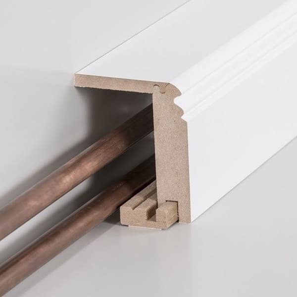 PROVISTON Plintskåpa Rör 64 x 96 x 2500 mm MDF belagd Vit