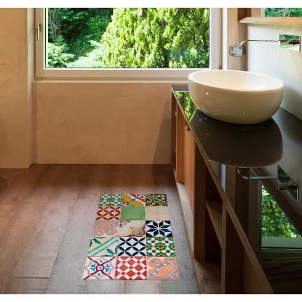 Storplanet Croma Mosaico Återvinningsbar PVC vinylmatta 45 x 75 cm