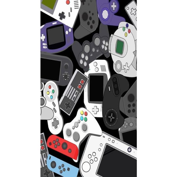 Teppe barnrom 120x180 cm Polyester Gamer