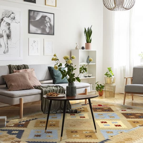 Tapis Kilim Lori Oriental HAMID, Kilim Tapis 100% Ull, ( D2, 230 x 160 )