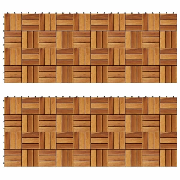 Balkongplattor med vertikal design 30 x 30, 20 st