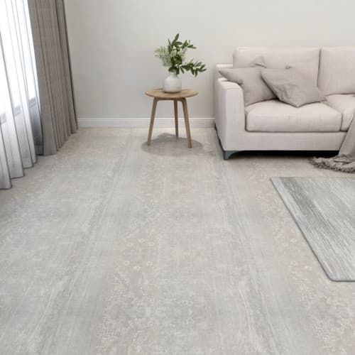 Självhäftande golvplankor 20 st PVC 1,86 m² ljusgrå