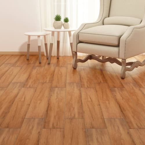 Självhäftande PVC-golvplankor 5,21 m² 2 mm naturlig alm