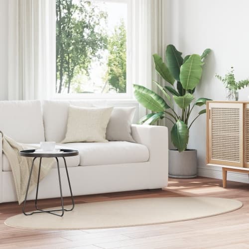 Matta "HUARTE" Beige 100x200 cm Oval