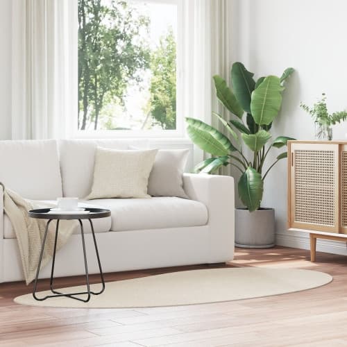 Area matta Beige 100x200 cm Polyester Rutschklar