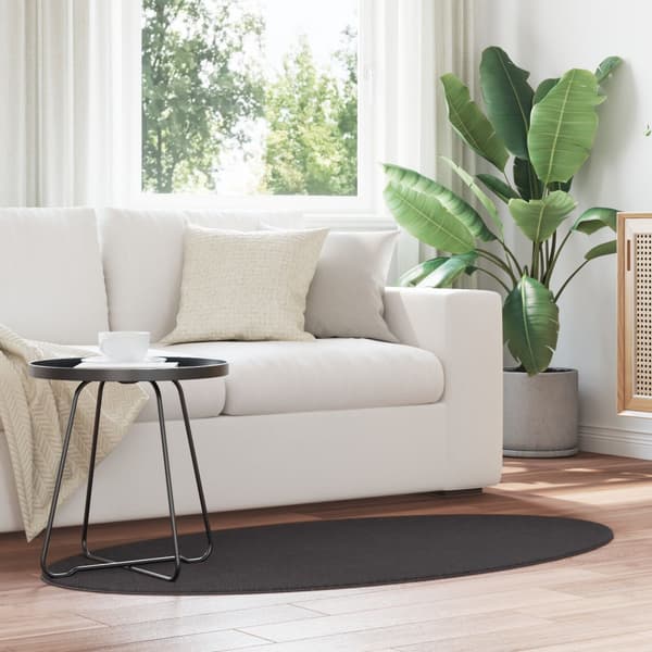 Mattor Antracit Polyester 80 x 150 cm Halkfri Områdesmatta