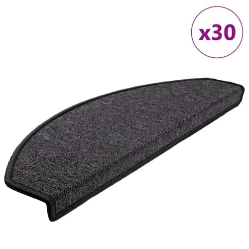 Trappmattor 30 st antracit 65x24x4 cm