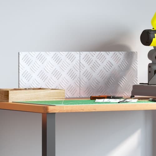 Aluminium Checker Plates 2 pcs Halkfri 30x20 cm