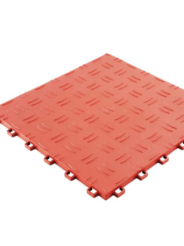 Garagegulvfliser, 2500 kg belastningskapacitet, vandtæt skridsikker design,12x12in
