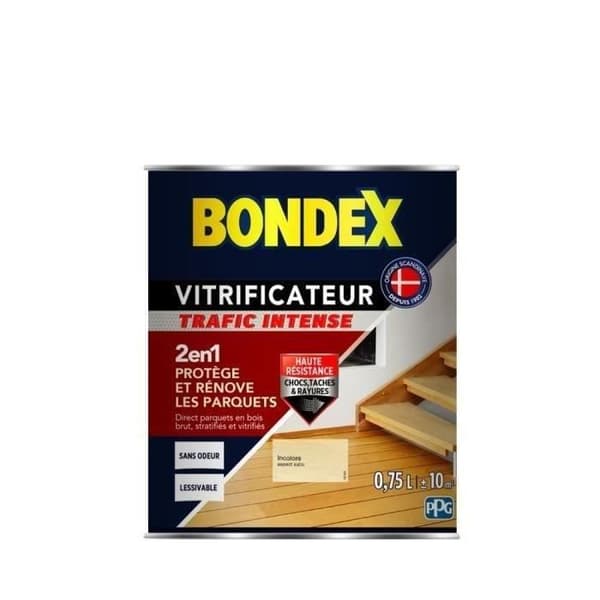 BONDEX Satin Sealer för att skydda och renovera parkettgolv och trappor - färglös
