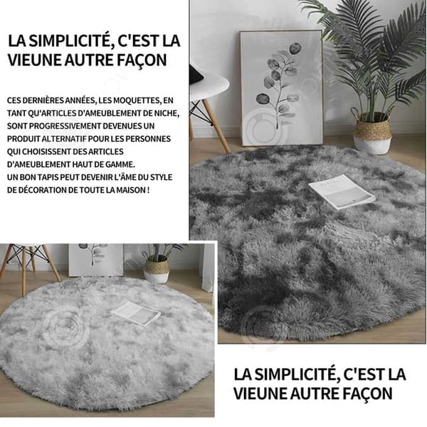INN Rund matta till vardagsrum lurvig 160cm mjuk för vardagsrum lurvig matta till vardagsrum rund matta till vardagsrum lurvig sängmatta sovrum stor