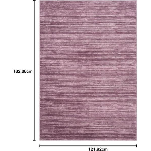 SAFAVIEH Modern Mat för Vardagsrum, Matrum, Sovrum - Vision Collection, Kortluggad Matta, Rosa, 122 X 183 cm