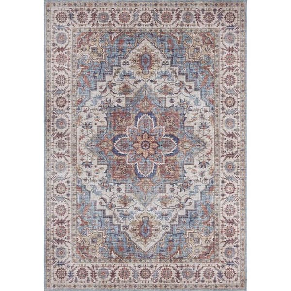 Tapis design Nouristan stil oriental Rose Kilim Molda 80 x 150 cm