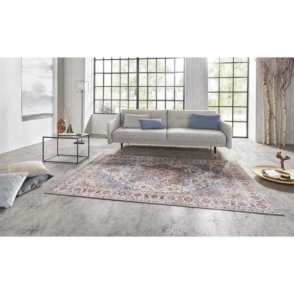 Tapis design Nouristan stil oriental Rose Kilim Molda 80 x 150 cm