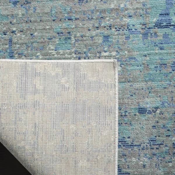 Ariella Metro-Mod Vardagsrumsmatta - 69 X 244 Cm - Himmelsblå & Multi - Polyester - Inomhus - Safavieh